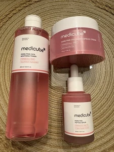 Medicube Pink PDRN Toner Serum Kapsel Creme 3 Stück Koreanische Anti-Aging Pflege - Bild 1 von 18