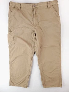 Carhartt Utility Arbeitshose Herren 42x30 Khaki Carpenter Cargo Workwear Canvas - Bild 1 von 13