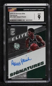 2022-23 Donruss Elite Signatures Robert Parish #ES-RBP CGC 9 Mint Auto HOF - Picture 1 of 3