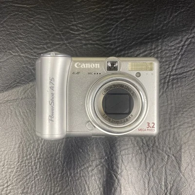 Цифровая камера Canon PowerShot A75 3,2 Мп (включается) камера не протестирована продается как есть - Изображение 1 из 4