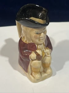 Mini Colonial man toby jug pouring pitcher, Tony Wood Studio 82 England 3 1/2” - Picture 1 of 5