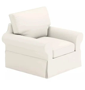 La funda de la silla es de repuesto para funda de sofá. Se adapta a Pottery Barn PB Basic... - Imagen 1 de 7
