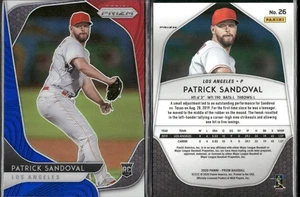 ⚾️ Panini-Prizm 2020 - Patrick Sandoval RC Angels #26 rojo blanco y azul Prizm - Imagen 1 de 1
