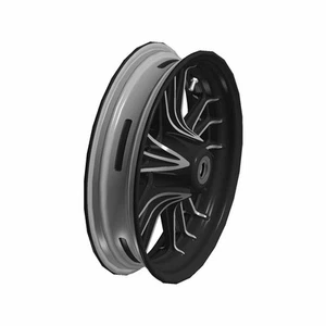 Polaris Wheel Cast, Front, 16 in, Cruiser Black, Genuine OEM Part 1522090-266 - Picture 1 of 2