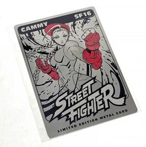 Street Fighter Cammy SF16 Limited Edition Metal Card Udon Capcom RARE - Bild 1 von 2
