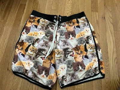 Bioworld Kitten Cat Swim Trunks Size XXL Mens - Image 1 of 4