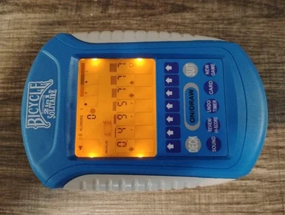 Bicicleta Iluminada 2 en 1 Solitario Electrónico Portátil Juego 2006 Techno Source Foto 1 de 4