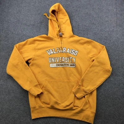 Sudadera con Capucha Universidad Valparaíso Para Hombres Mediana Dorada NCAA Campeón Pullover Sudadera Foto 1 de 4
