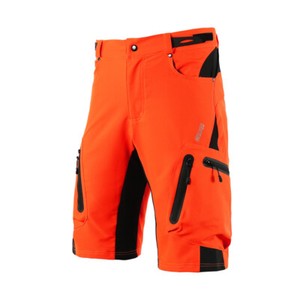 Orange Cycling Shorts for Men for sale 
