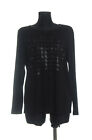 Basler Women's Black Long Sleeved Top Blouse Size 44 Uk 18