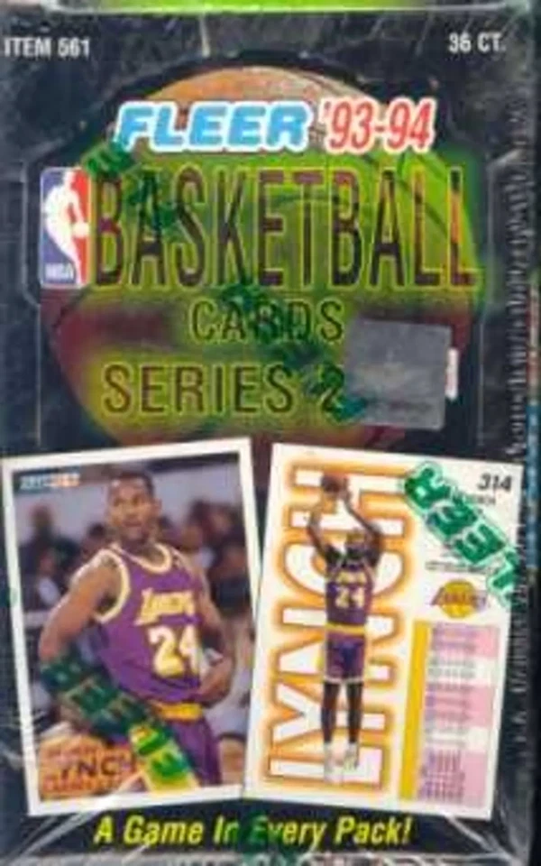 1993-94 Fleer Basketball Series 2 Singles (Set Break) NM - Image 1 of 1