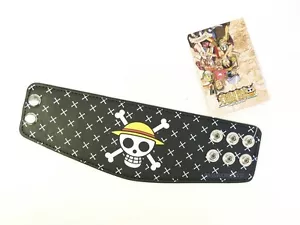 PULSERA DE CUERO CALAVERA DE UNA PIEZA GENUINA GE ""UNA PIEZA"" TOTALMENTE NUEVA 6260 - Imagen 1 de 2