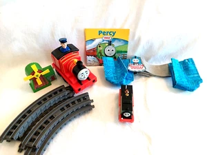 Thomas The Tank Mixed Lot 6 Tracks, Book, Trains and Utility Belt - Picture 1 of 4