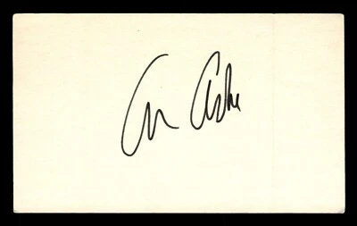 ARTHUR ASHE SIGNED INDEX CARD - PROFESSIONAL HOF TENNIS PLAYER - JSA COA - Image 1 of 4