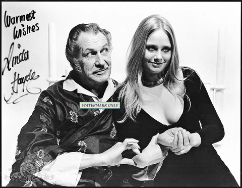 Linda Hayden,  "ORIGINAL HAND SIGNED" Photograph (featuring, Vincent Price) 2 Cover