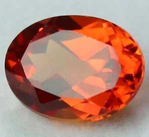 3,65 ct natürlicher zertifizierter Tansania Orange Tansanit Oval Unbeheizt Lo... - Bild 1 von 6