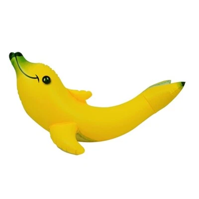 Juguete inflable delfín banana inflable mundial 26" L por 16" T Foto 1 de 4