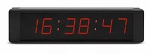 GANXIN Cronometro Conto alla rovescia/Digitale Orologio 12/24H Tempo Reale 6 Cifre LED ROSSO NUOVO - Foto 1 di 4