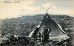 CPA AK NORWAY-Finnehytte ved Grotlid (332783) - Picture 1 of 1