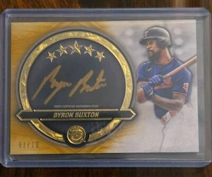 2021 Topps Five Star Golden Graphs Byron Buxton Auto 3/10 - Bild 1 von 3