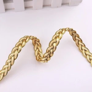 20yd Braid Trimming Sewing Crafts Ribbon Webbing Fringe Cushion Accessories Chic - Picture 1 of 15