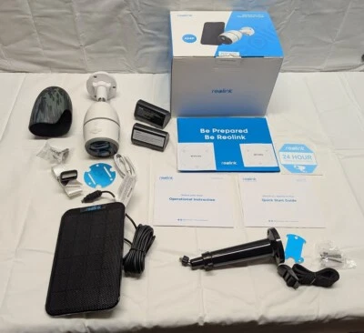 REOLINK Go Plus Celluar Security Camera, with Spare Battery and Solar Panel - Image 1 of 4