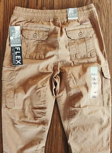 SOUTHPOLE Boys 14/16 L Ripstop Cargo Flex Jogger Pants Terracotta - Picture 1 of 10