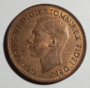Great Britain 1949 Penny Ch BU RB KM869 - Picture 1 of 2