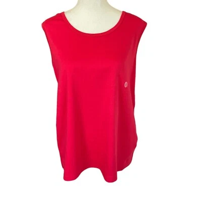 Hastings & Smith women's red pullover stretchy tank top size large NWT summer - Image 1 of 4