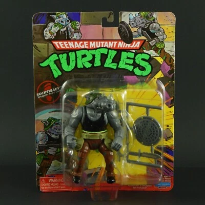 Tortuga Ninja Adolescente Mutante Clásica Rocksteady TMNT Foto 1 de 4