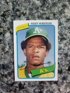 2006 Topps Rookie of the Week Rickey Henderson #21 RC Oakland Athletics