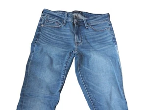 Abercrombie & Fitch Harper Super Skinny Jeans Women's 25/0R Blue Denim Low Rise - Picture 1 of 7