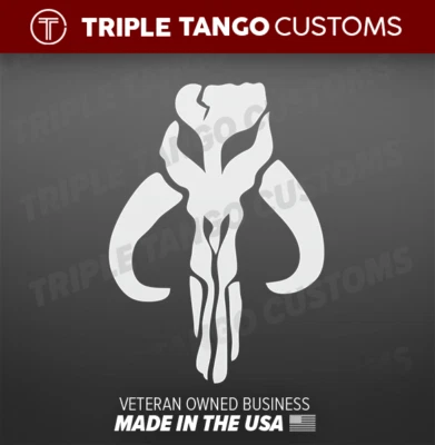 ORACAL Mandalorian BOBA FETT MYTHOSAUR STICKER VINYL DECAL STAR WARS Mando Armor Kit