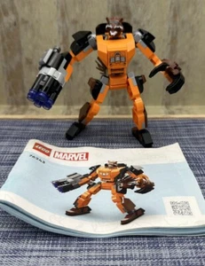 LEGO Complete Set Marvel Rocket Mech Armor 76243 - Picture 1 of 6