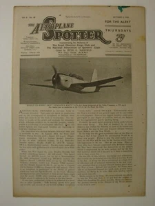 Observador de aviones, 8 problemas aleatorios (identificación de aeronave, ayuda original de la Segunda Guerra Mundial) - Imagen 1 de 12