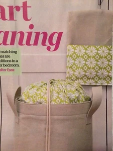Matching Laundry Basket & Peg Bag Sewing Instruction Pattern - Picture 1 of 1