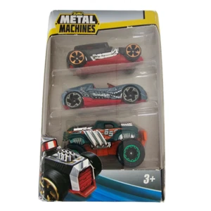 Zuru Metal Machines 1:64 Die Cast Cars 3-Pack - "Nitro Rider" Dragster, "Zing" S - Bild 1 von 2