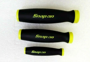 SNAP ON Yellow RATCHET HANDLE REPLACEMENT REPAIR SOFT GRIP 1/4" 3/8" 1/2" READ! - Picture 1 of 2