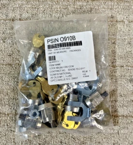 NEW 10 Compx National C9100 USPS-1172C, PSIN 0910B, CCW = UNLOCK, Mailbox Locks - Picture 1 of 5