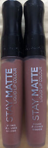 Rimmel London Stay Matte Liquid Lip Colour 700 Be My Baby (twin Pack) Genuine