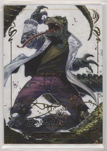 2018 Marvel Masterpieces Level 1 Gold Foil Signature Series Lizard #8 1i7