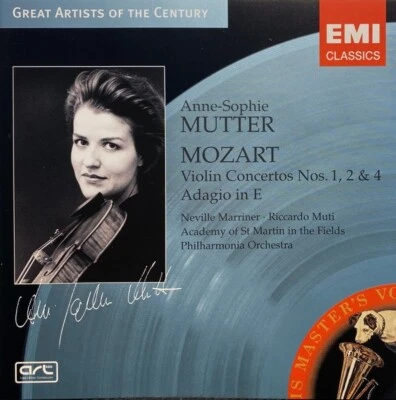 CD Anne-Sophie Mutter: Mozart Violin Concertos 1/2/4 - Ricardo Mutti - Bild 1 von 2