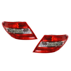 Fits 2008-2011 Mercedes-Benz C300 Pair Tail Lights LED Driver and Passenger Side