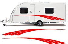MOTORHOME/CARAVAN VINYL GRAPHICS KIT DECALS STICKERS STRIPES #12XL FAST POST