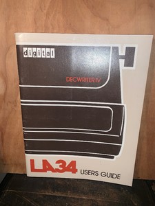 DIGITAL LA 34 USERS GUIDE, Original Copy!