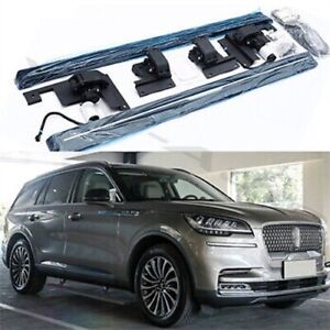 Deployable Electric Running Board Side Steps Fits Lincoln Aviator 2020 21 22 23