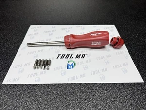 Snap-on Tools NOS 100th Anniversary RED Hard Grip Ratcheting Screwdriver SSDMR4B - Picture 1 of 12