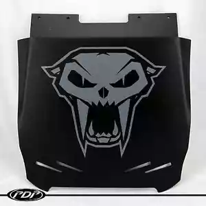 Arctic Cat Pro Climb Chassis 2012+ Snowmobile Snow Flap, _New Cat Head_Gray - Picture 1 of 3