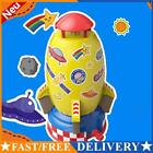 Rocket Launcher Plastic Space Rocket Jet Sprinkler for Child Kids (Yellow)