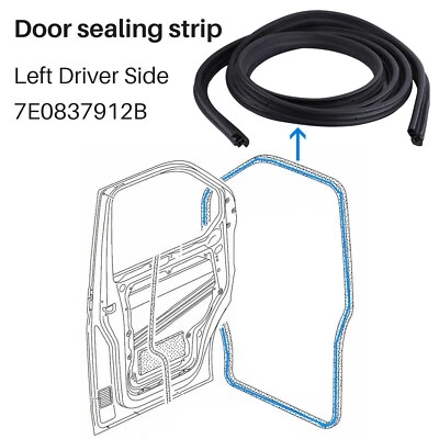 Für VW Transporter T5 Türdichtung Dichtung Links Fahrerseite 7E0837912B - Bild 1 von 4
